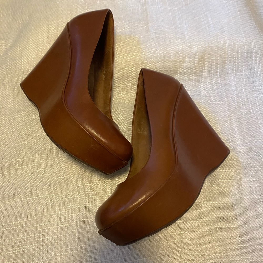 Korks by Kork Ease platform wedge high heels 7